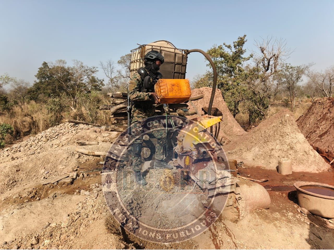 Lutte contre l'exploitation illégale des ressources minières à Kédougou : un site d'orpaillage clandestin démantelé à Mouran - Image 3